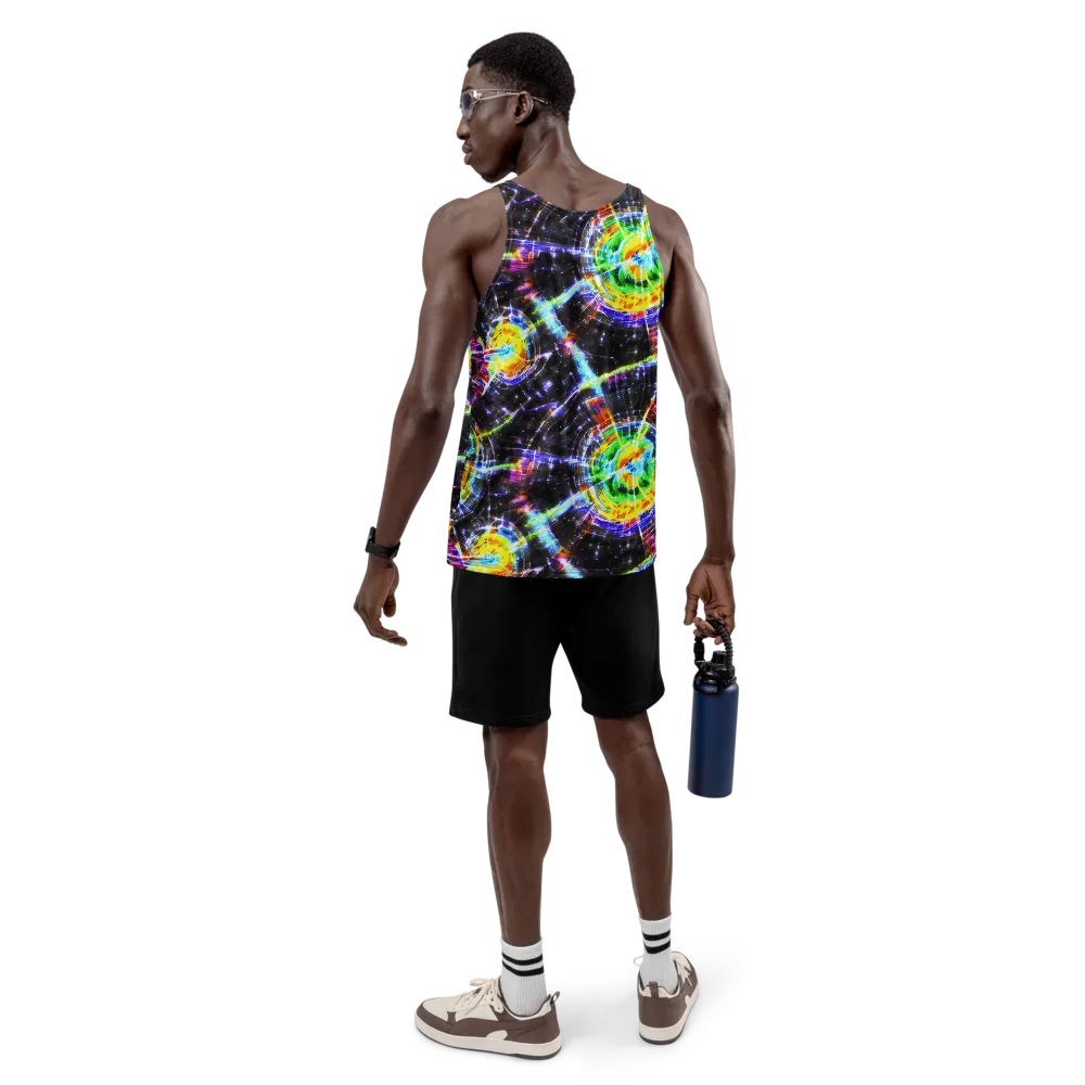 Hirschl's Vortex on Men's Tank Top — Back