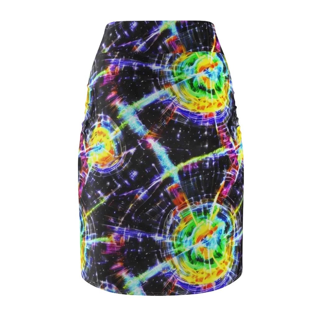 Hirschl's Vortex on Pencil Skirt — Back