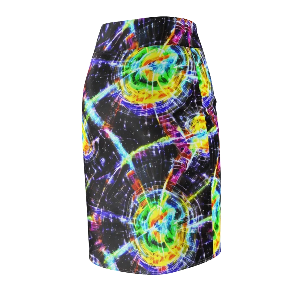 Hirschl's Vortex on Pencil Skirt — Back Side