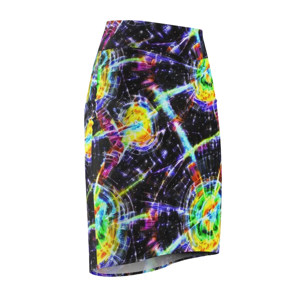 Hirschl's Vortex on Pencil Skirt — Front Side