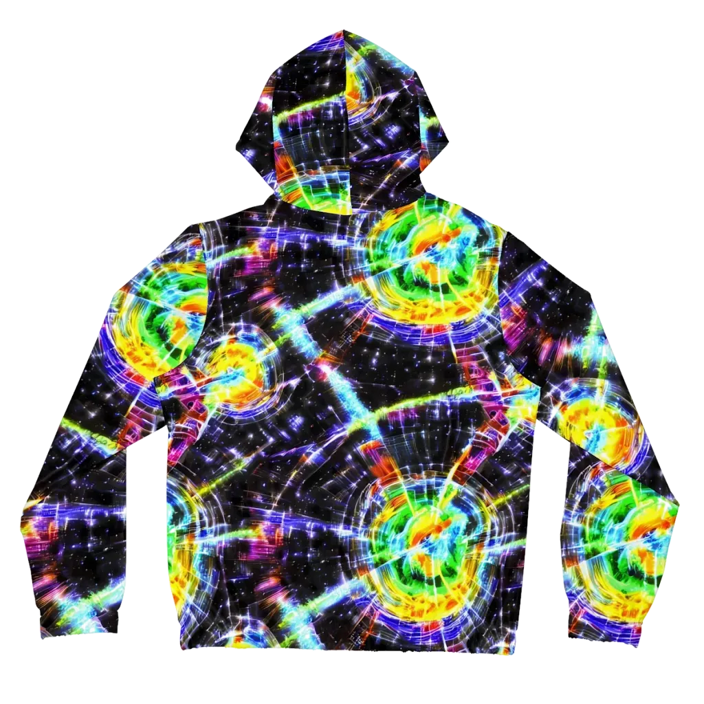 Hirschl's Vortex on Women's Full-Zip Hoodie — Back