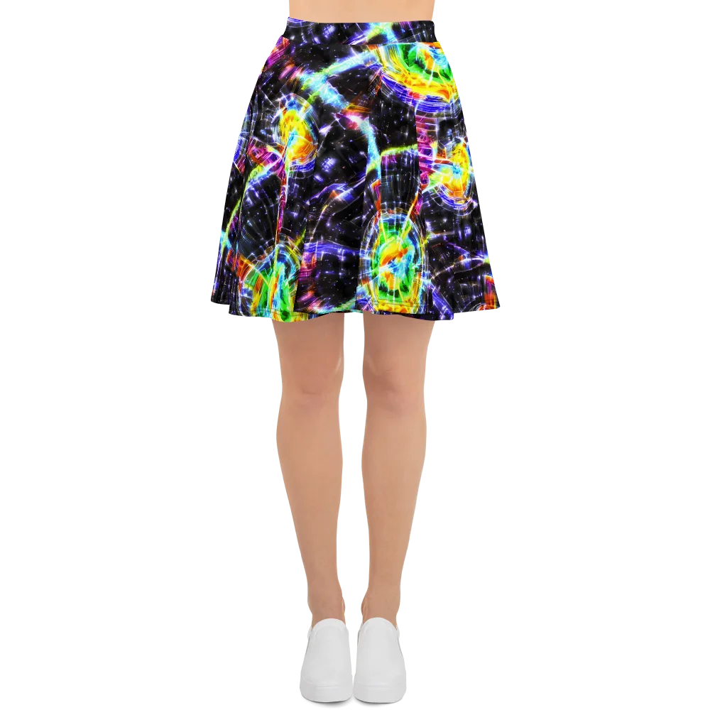 Hirschl's Vortex on Skater Skirt — Front