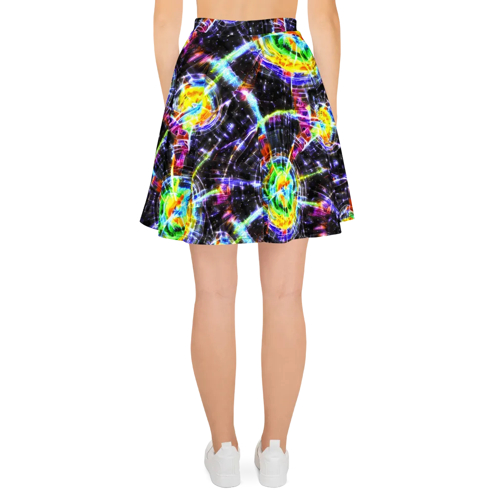 Hirschl's Vortex on Skater Skirt — Back