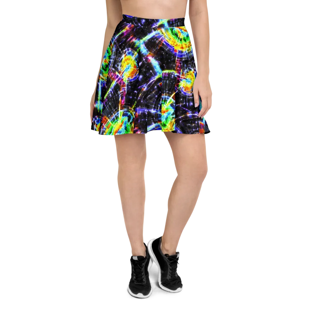 Hirschl's Vortex on Skater Skirt — Front