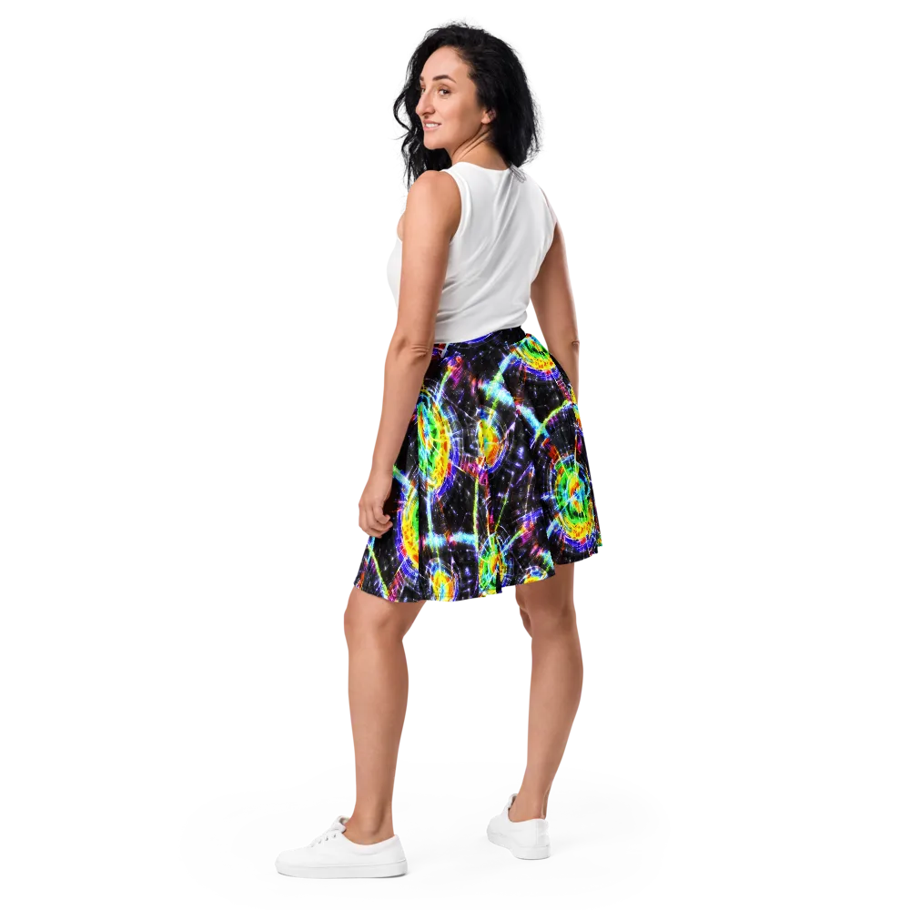 Hirschl's Vortex on Skater Skirt — Back