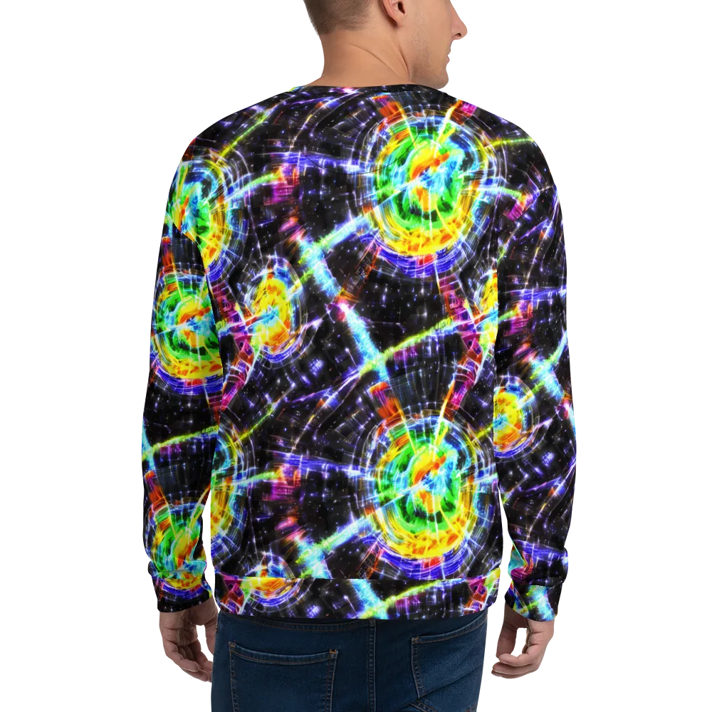 Hirschl's Vortex on Sweatshirt — Back