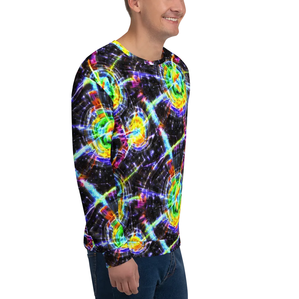 Hirschl's Vortex on Sweatshirt — Right Front