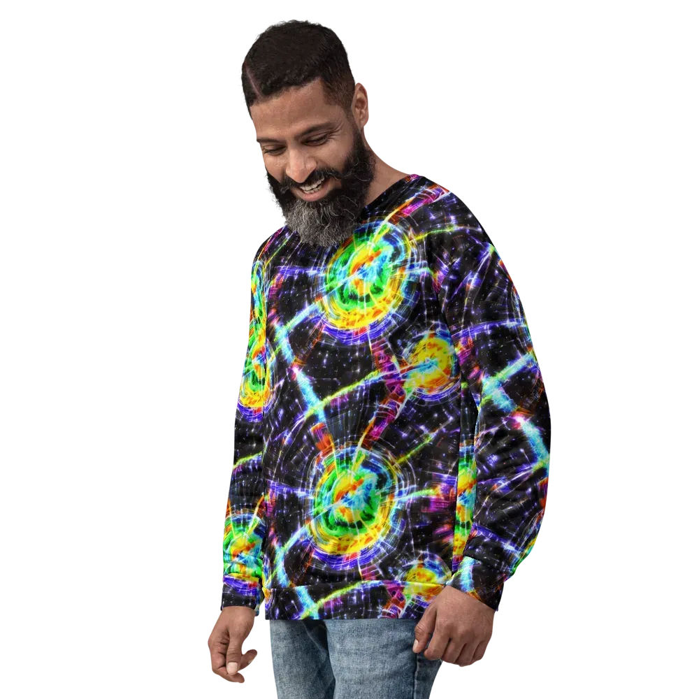 Hirschl's Vortex on Sweatshirt — Left Front