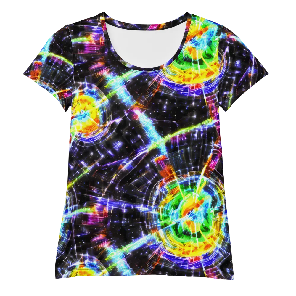 Hirschl's Vortex on Women's Athletic T-Shirt — Front