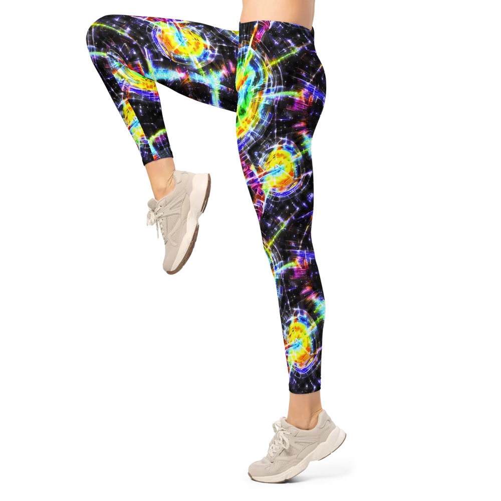 Hirschl's Vortex on Leggings — Left