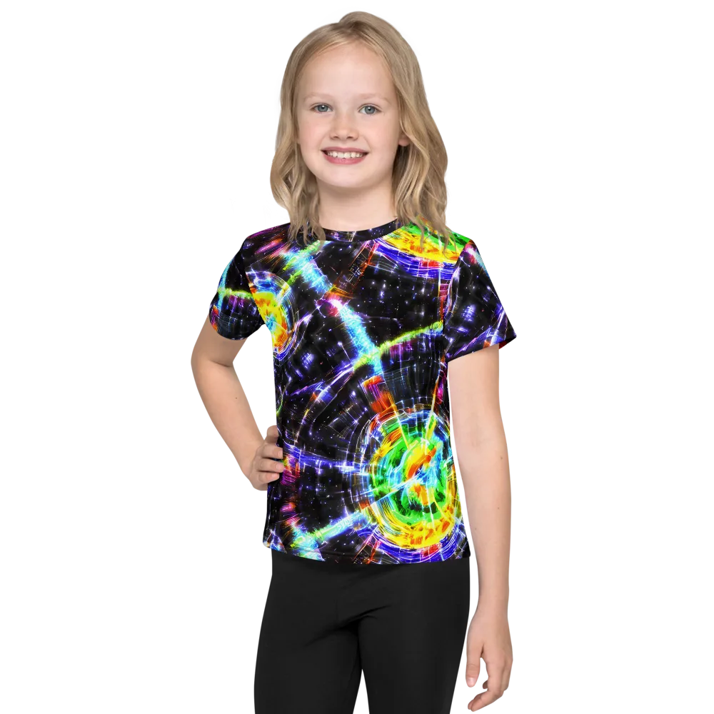 Hirschl's Vortex on Kids Crew Neck T-Shirt — Front