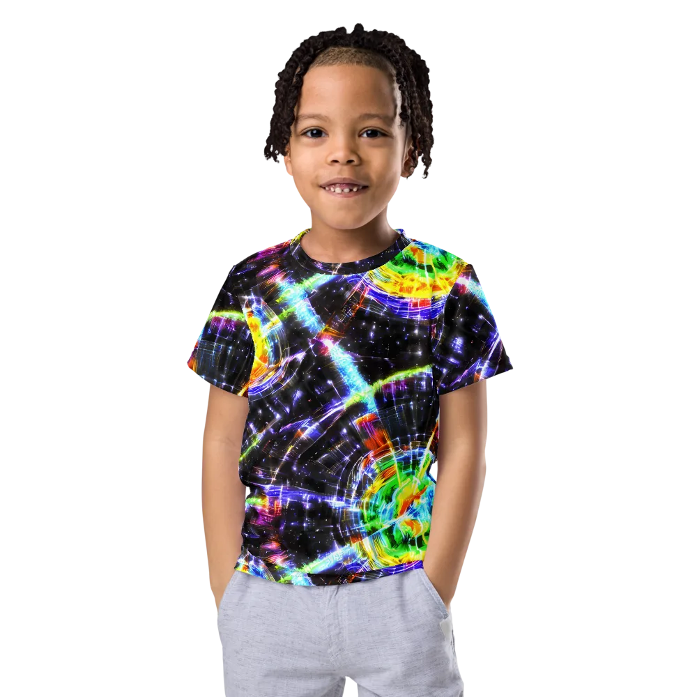 Hirschl's Vortex on Kids Crew Neck T-Shirt — Front
