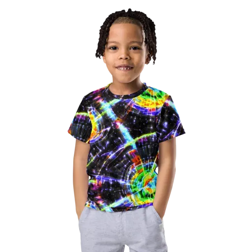 Hirschl's Vortex on a Kids Crew Neck T-Shirt