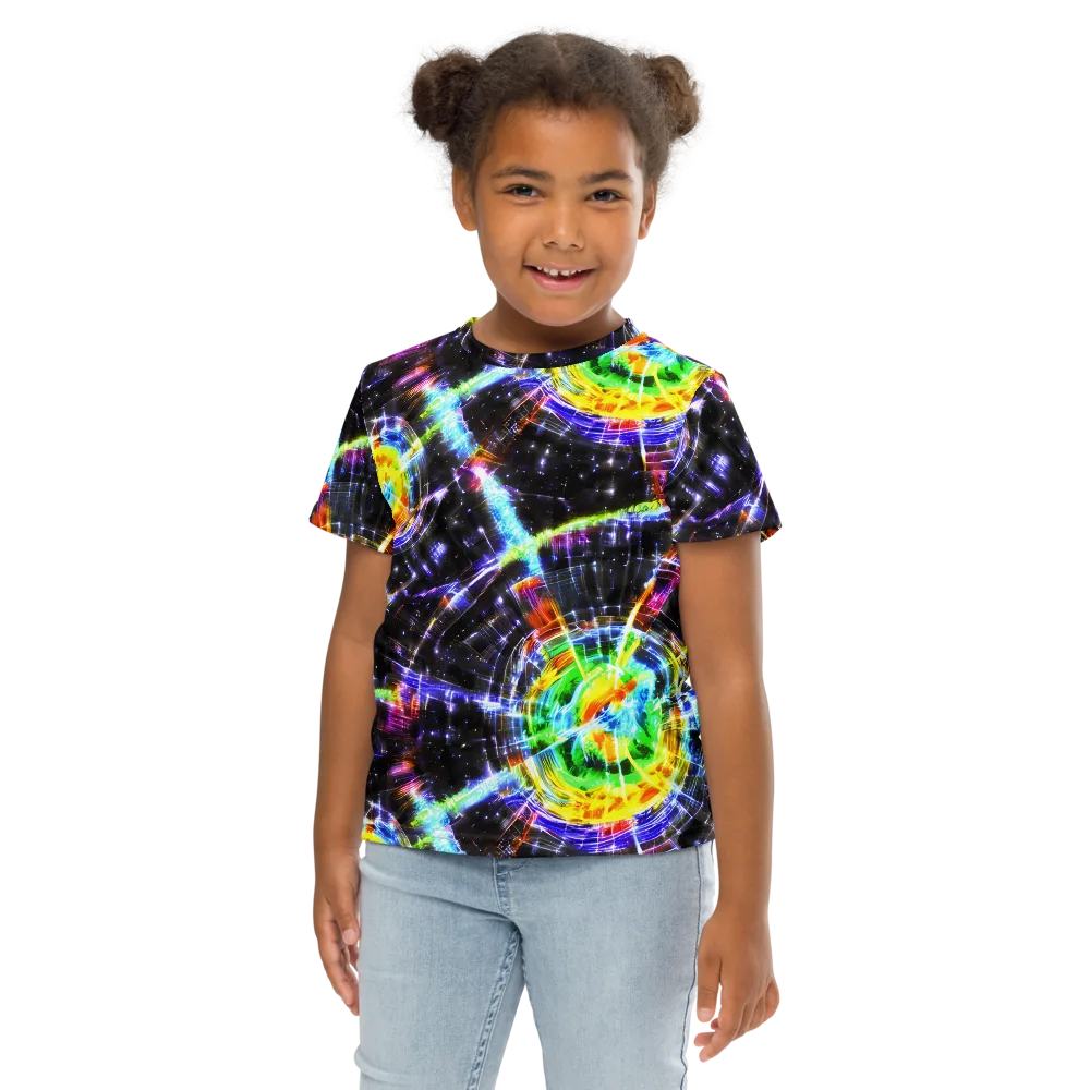 Hirschl's Vortex on Kids Crew Neck T-Shirt — Front