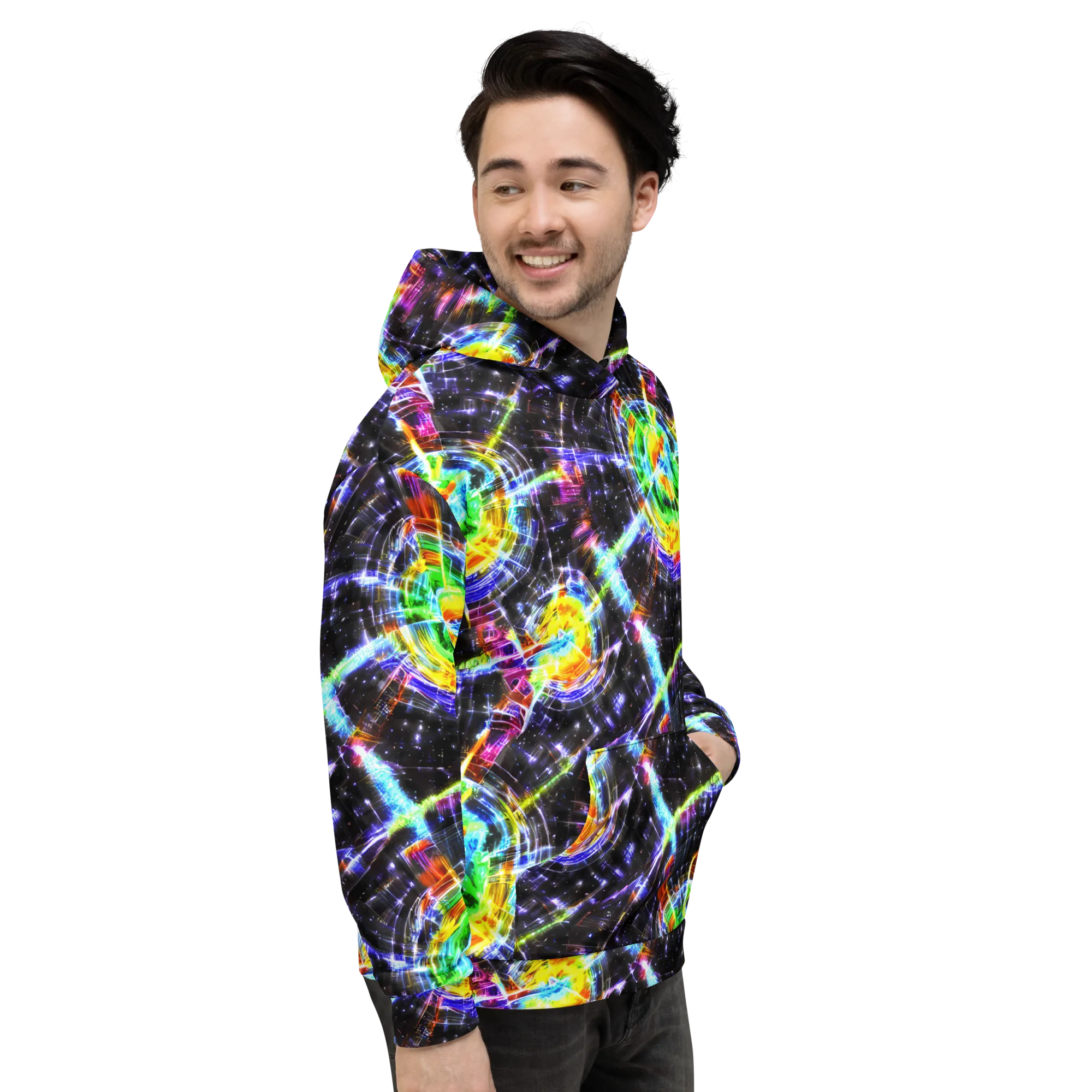 Hirschl's Vortex on Hoodie — Right