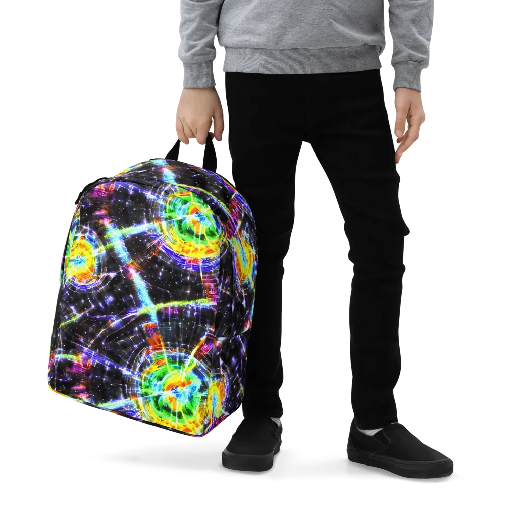 Hirschl's Vortex on Minimalist Backpack — Zoomed-in