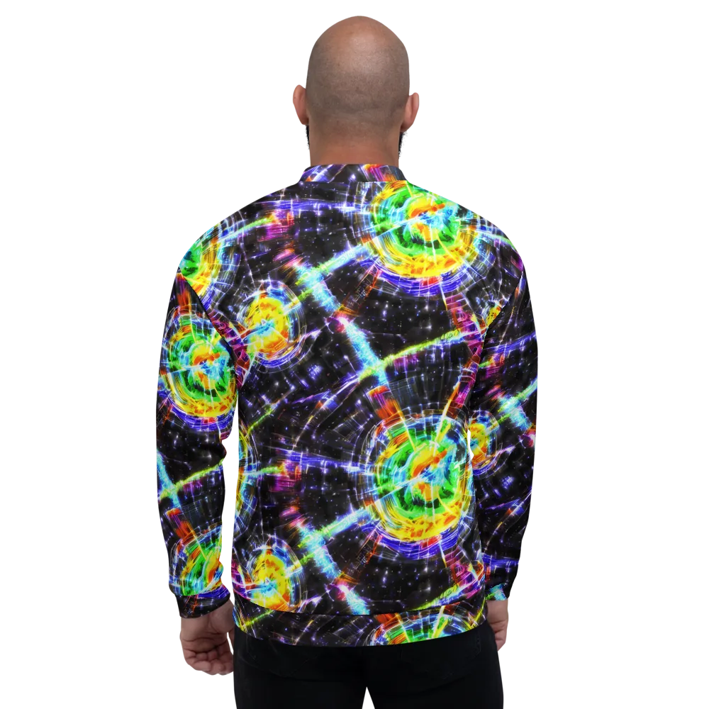 Hirschl's Vortex on Bomber Jacket — Back