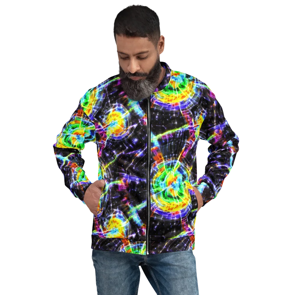 Hirschl's Vortex on Bomber Jacket — Front