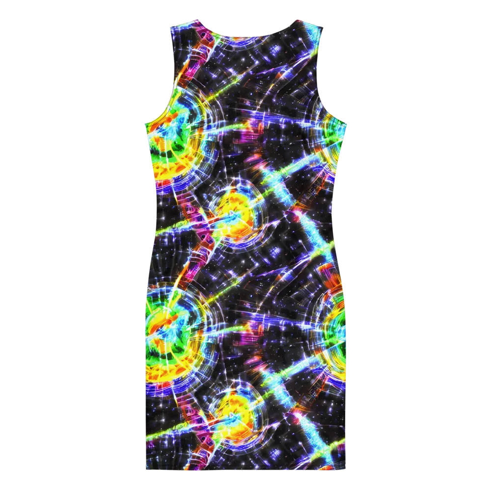 Hirschl's Vortex on Bodycon Dress — Back