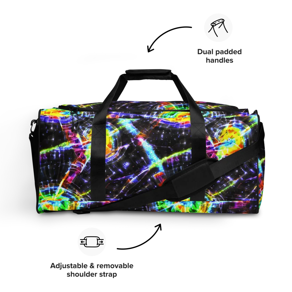 Hirschl's Vortex on Duffle Bag — Front