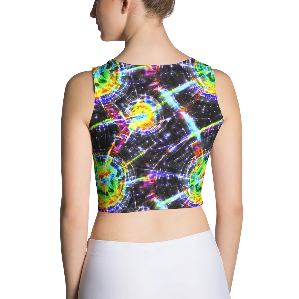 Hirschl's Vortex on Crop Top — Back