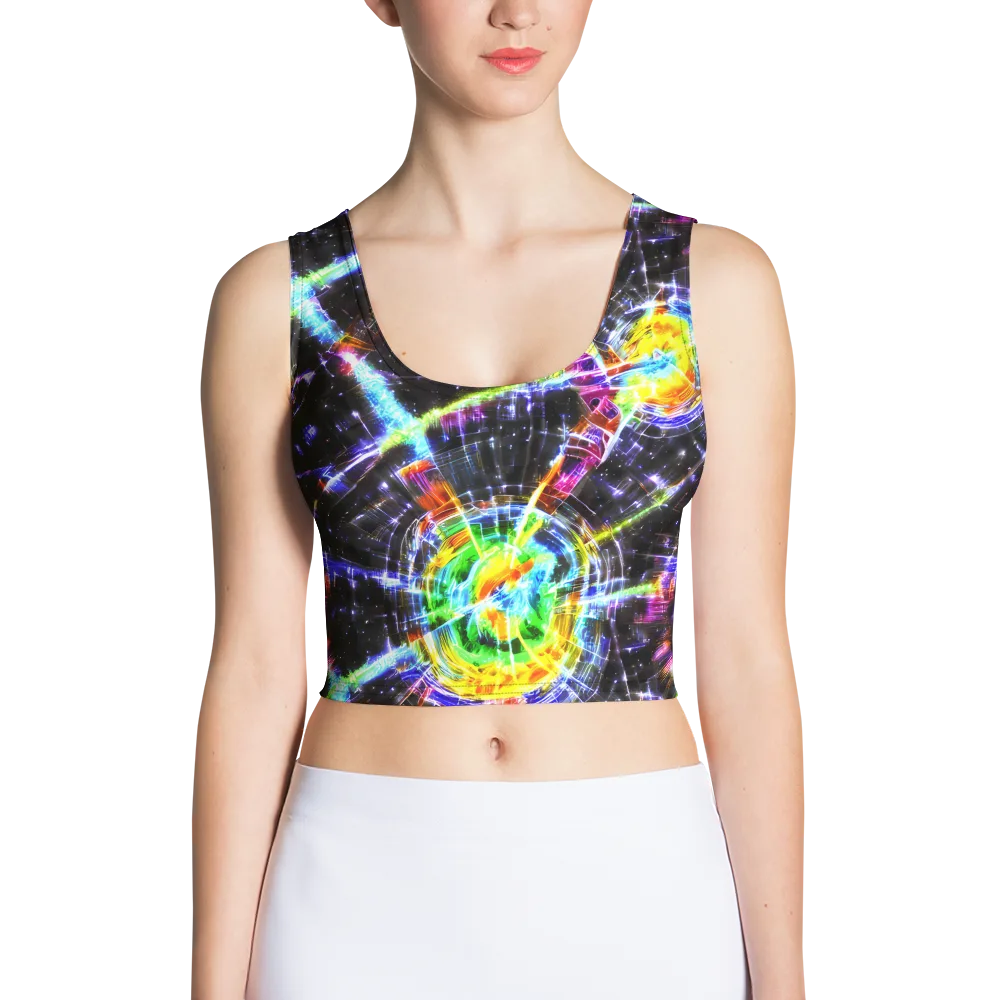 Hirschl's Vortex on Crop Top — Front