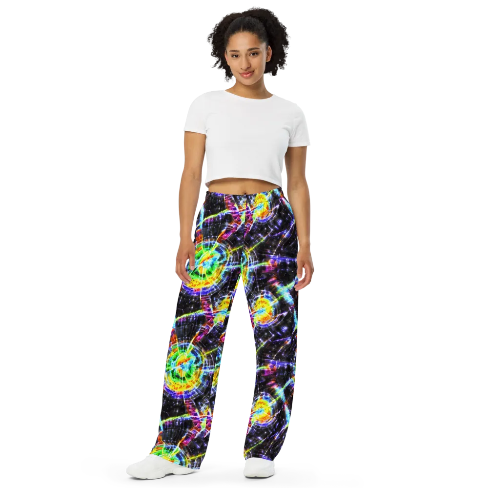 Hirschl's Vortex on Wide-Leg Pants — Front