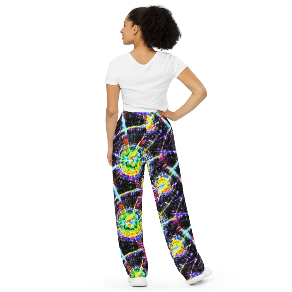 Hirschl's Vortex on Wide-Leg Pants — Back