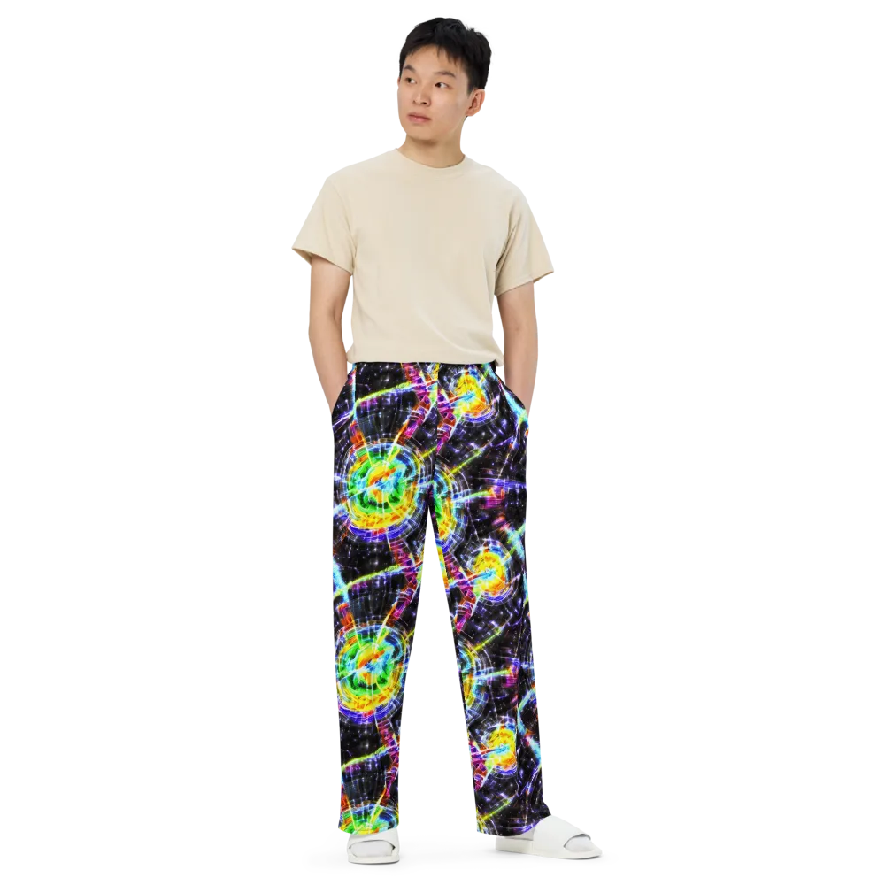 Hirschl's Vortex on Wide-Leg Pants — Front