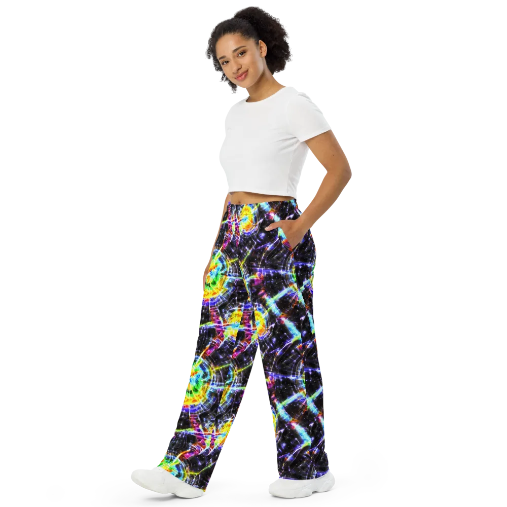 Hirschl's Vortex on Wide-Leg Pants — Left Front