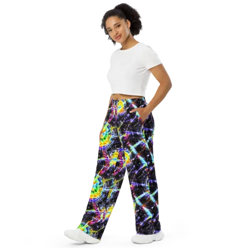 Hirschl's Vortex on a Wide-Leg Pants