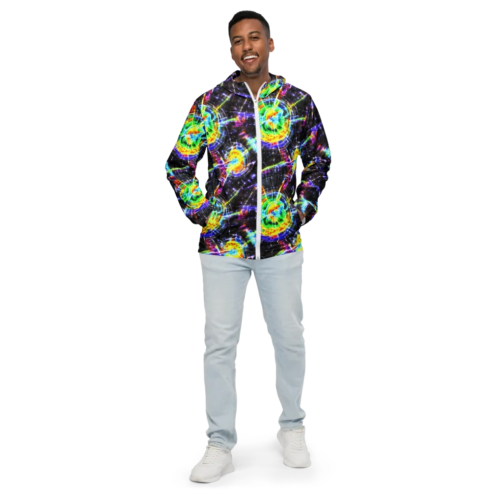Hirschl's Vortex on Men's Windbreaker — Front