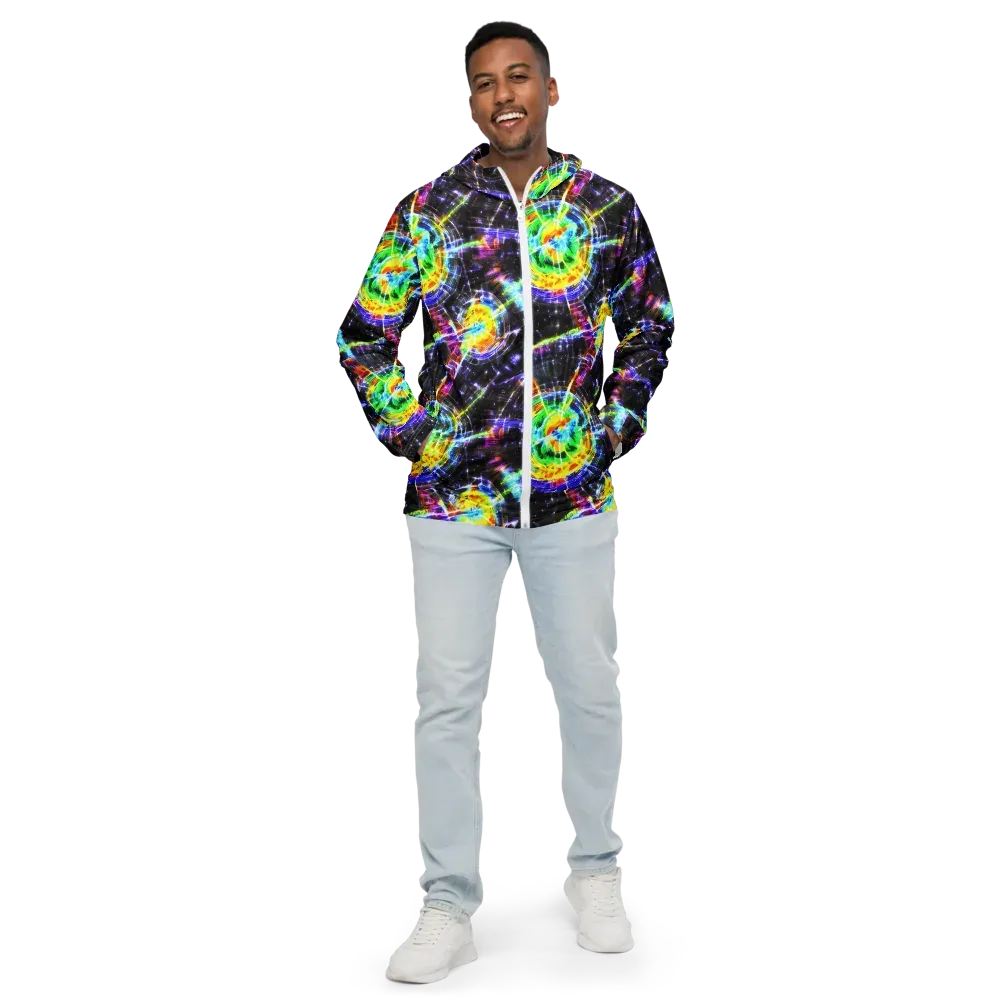 Hirschl's Vortex on Men's Windbreaker — Front