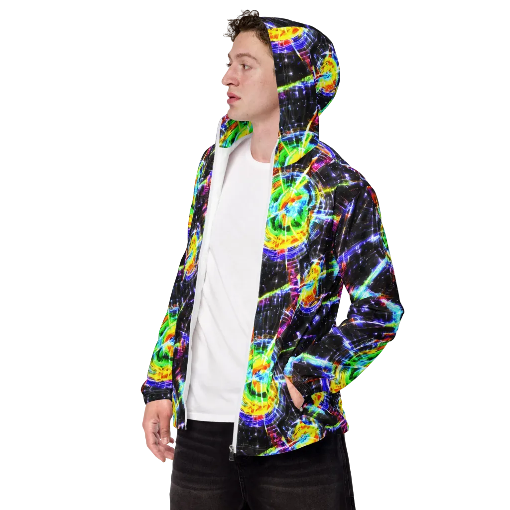 Hirschl's Vortex on Men's Windbreaker — Left Front