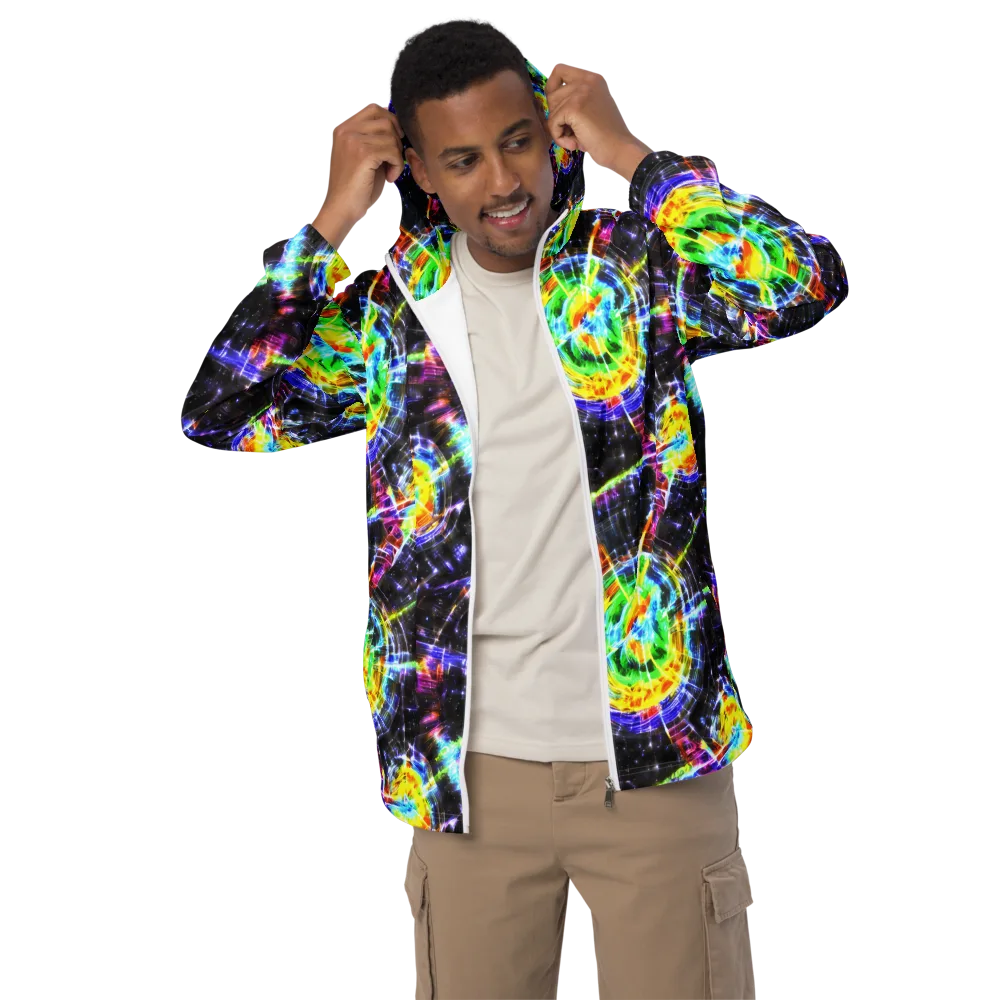 Hirschl's Vortex on Men's Windbreaker — Front