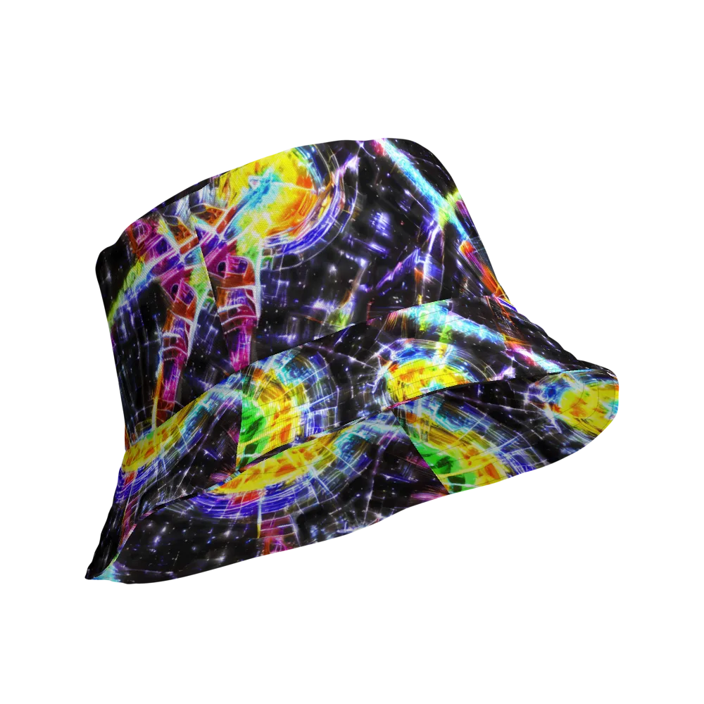 Hirschl's Vortex on Reversible Bucket Hat — Product details Outside