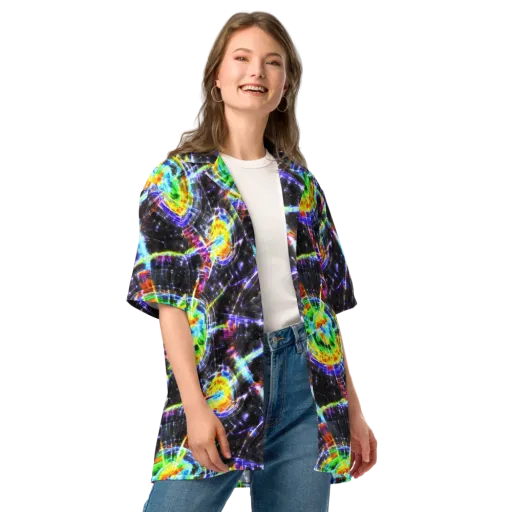 Hirschl's Vortex on a Button Shirt