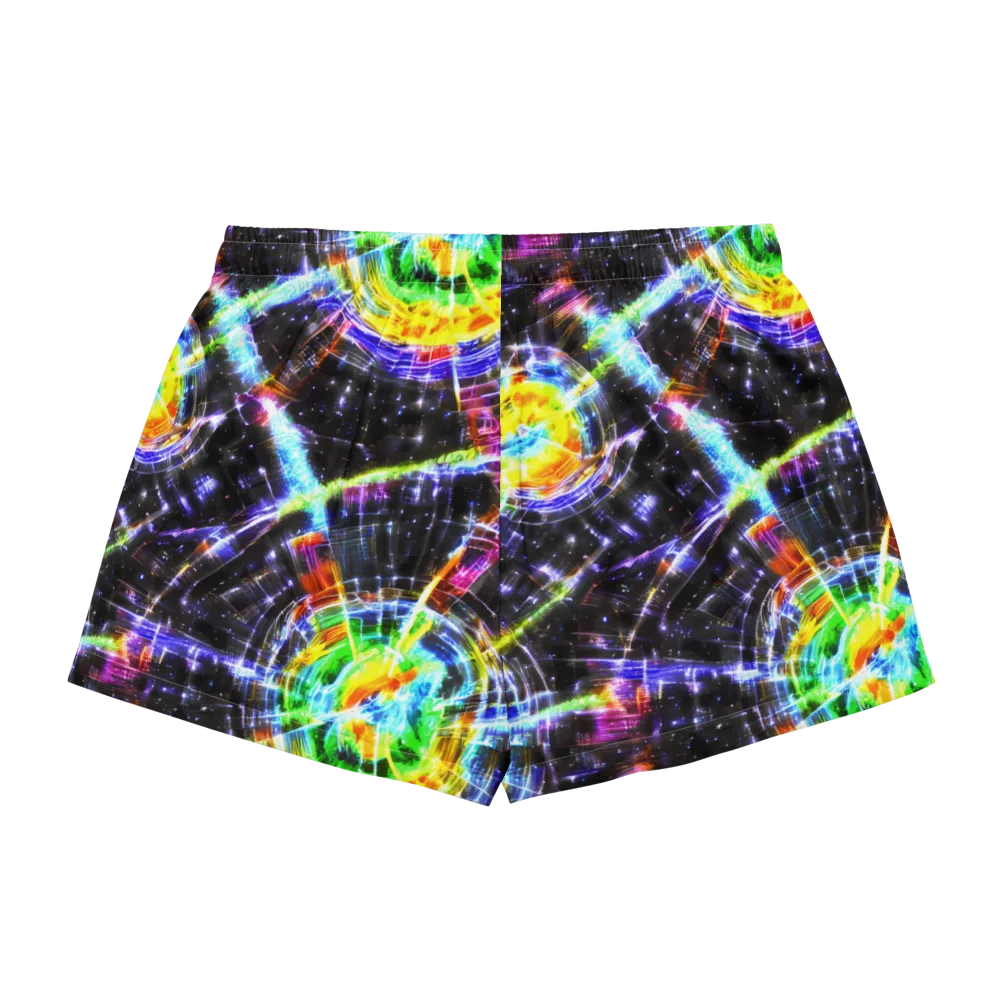 Hirschl's Vortex on Women's Pajama Shorts — Back