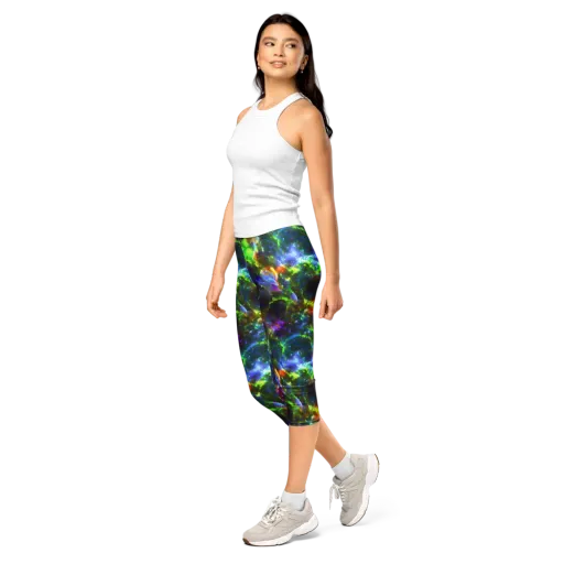 Neer Nebula on a Capri Leggings