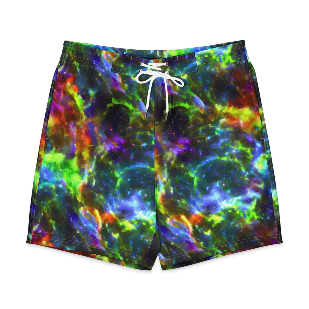 Neer Nebula on Men's Board Shorts — Front