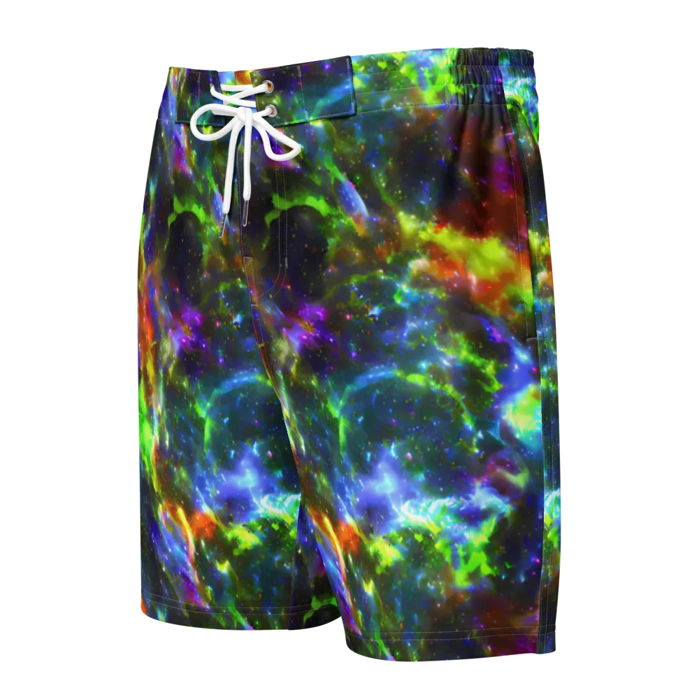 Neer Nebula on Men's Board Shorts — Front
