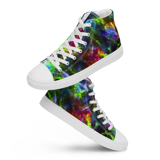 Neer Nebula on a Women's High Top Canvas Shoes