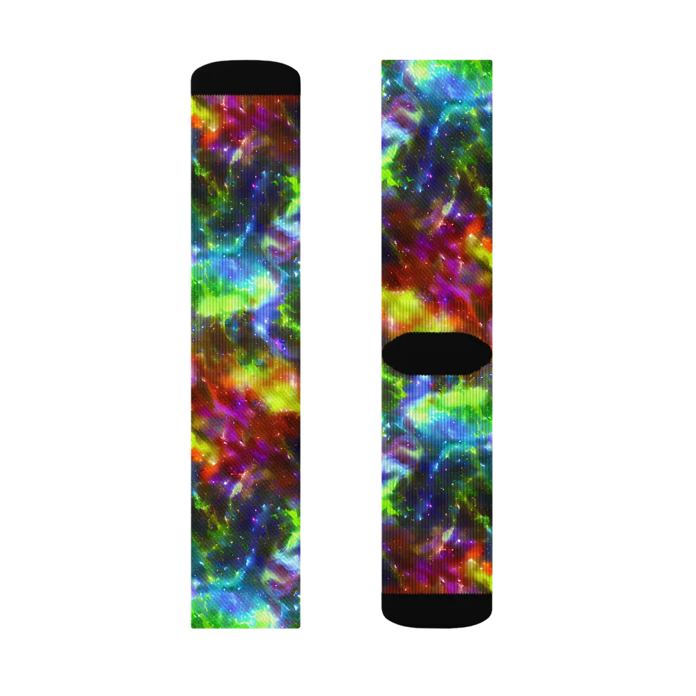 Neer Nebula on Socks — Left Sock
