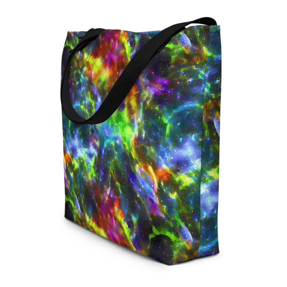 Neer Nebula on Large Tote Bag W/ Pocket — Front