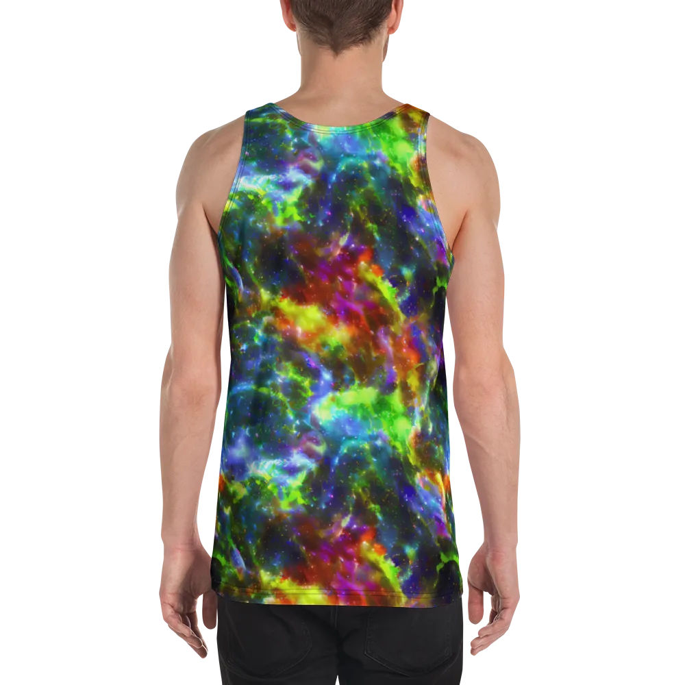 Neer Nebula on Men's Tank Top — Back