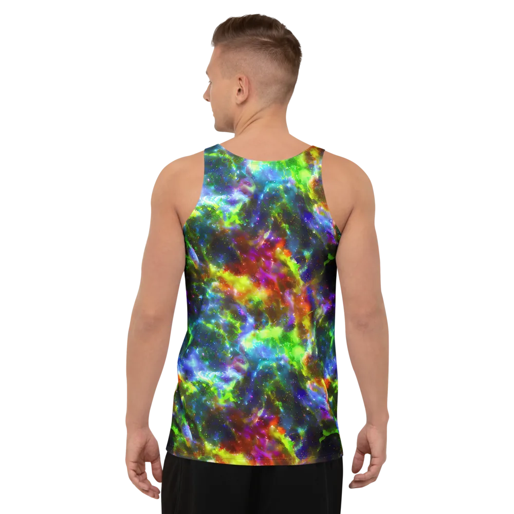 Neer Nebula on Men's Tank Top — Back