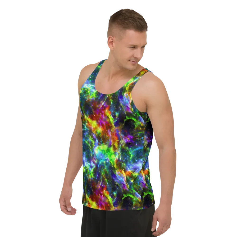 Neer Nebula on Men's Tank Top — Left Front
