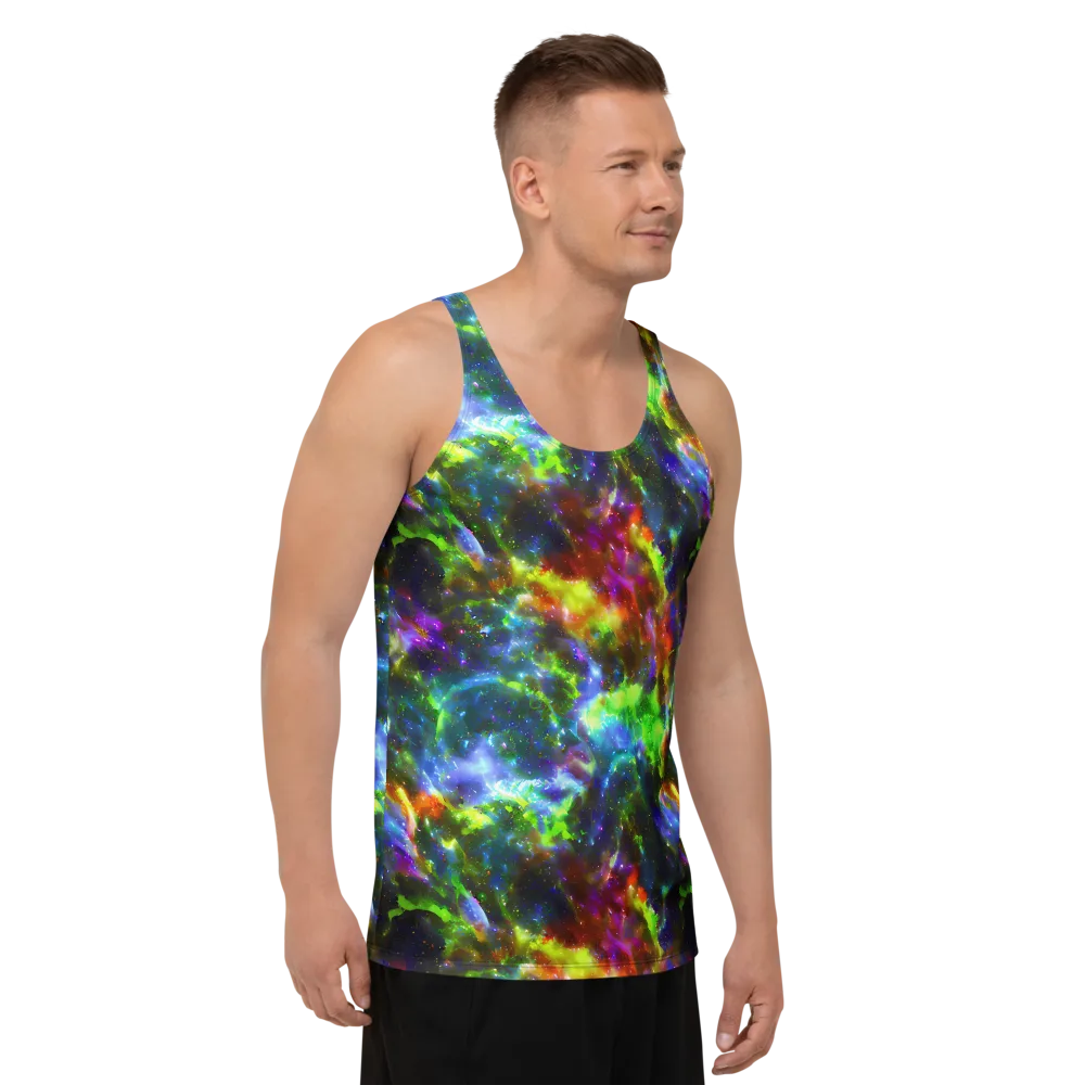 Neer Nebula on Men's Tank Top — Right Front