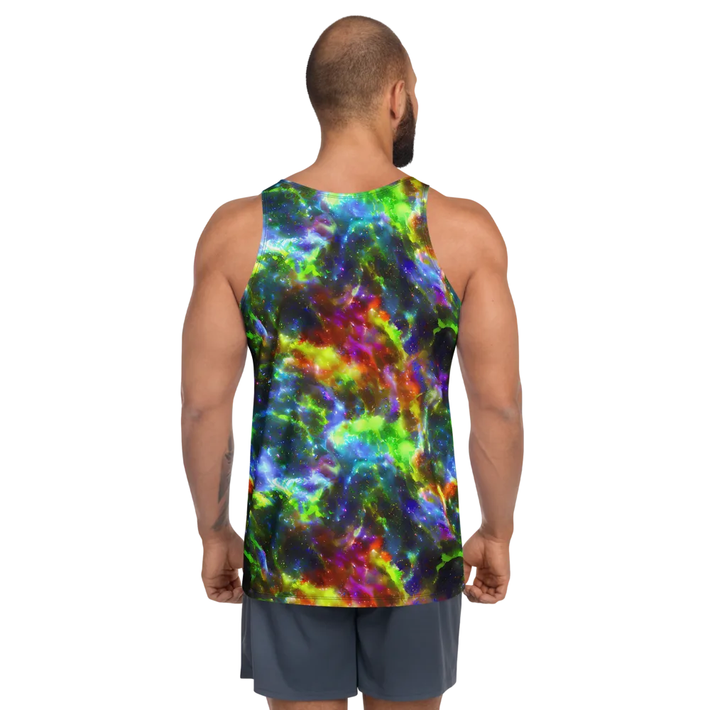 Neer Nebula on Men's Tank Top — Back