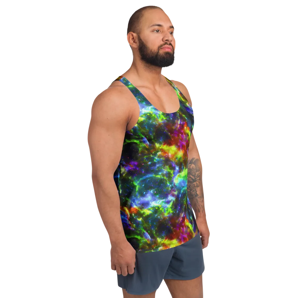 Neer Nebula on Men's Tank Top — Right Front